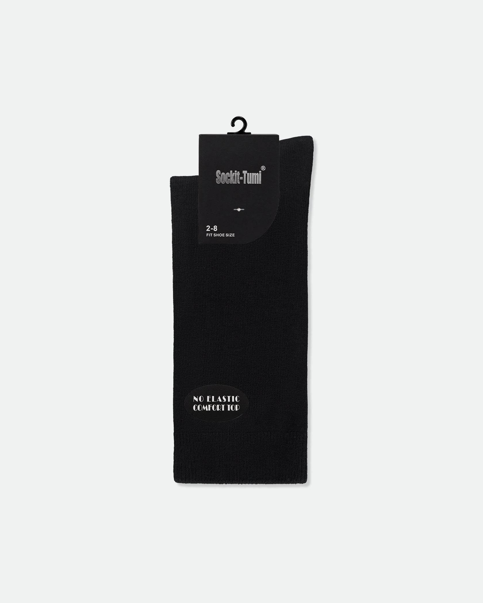 Women's Diabetic Friendly Business Dress Socks Comfort Loose Top Black