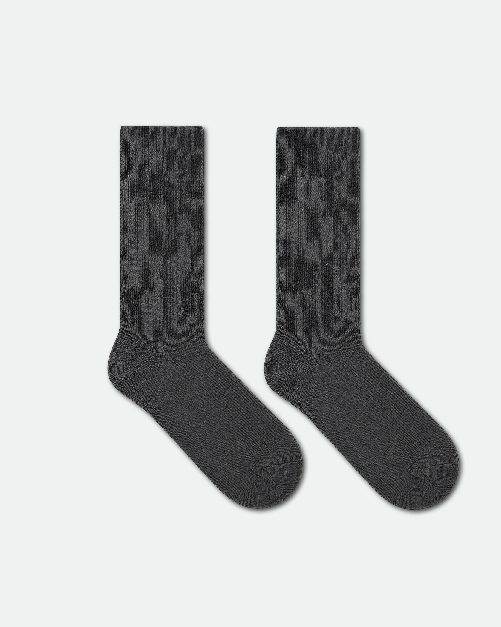 Sockit-Tumi Men's Fine Wool Business Dress Socks Dark Grey