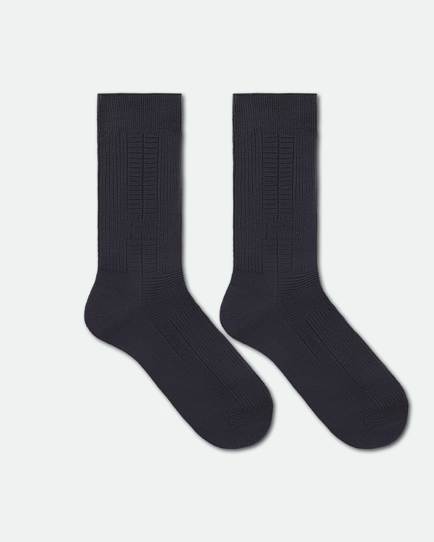 Men's Cotton Business Dress Socks Geometric Pattern