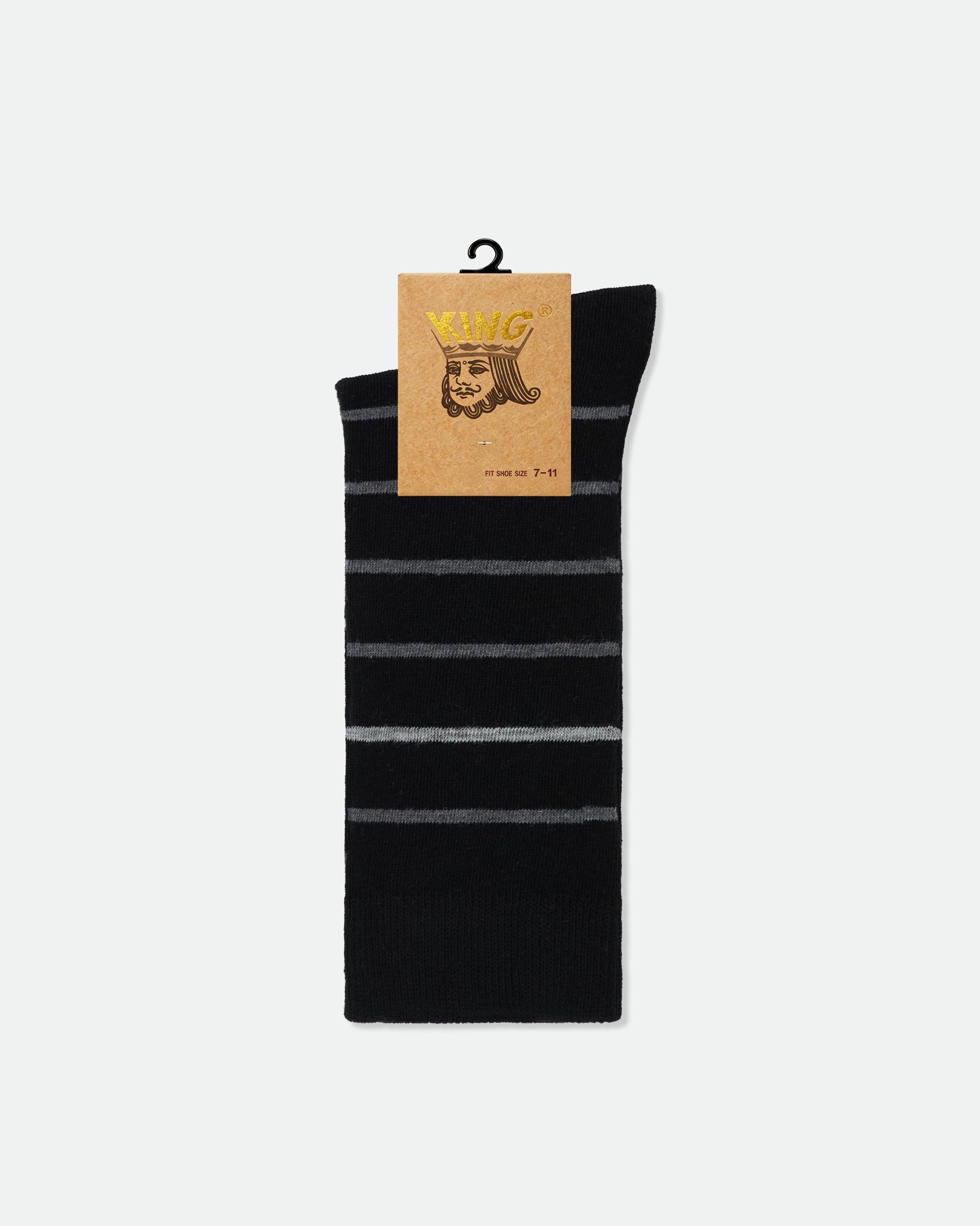 Men's Patterned Cotton Business Dress Socks Striped Mix
