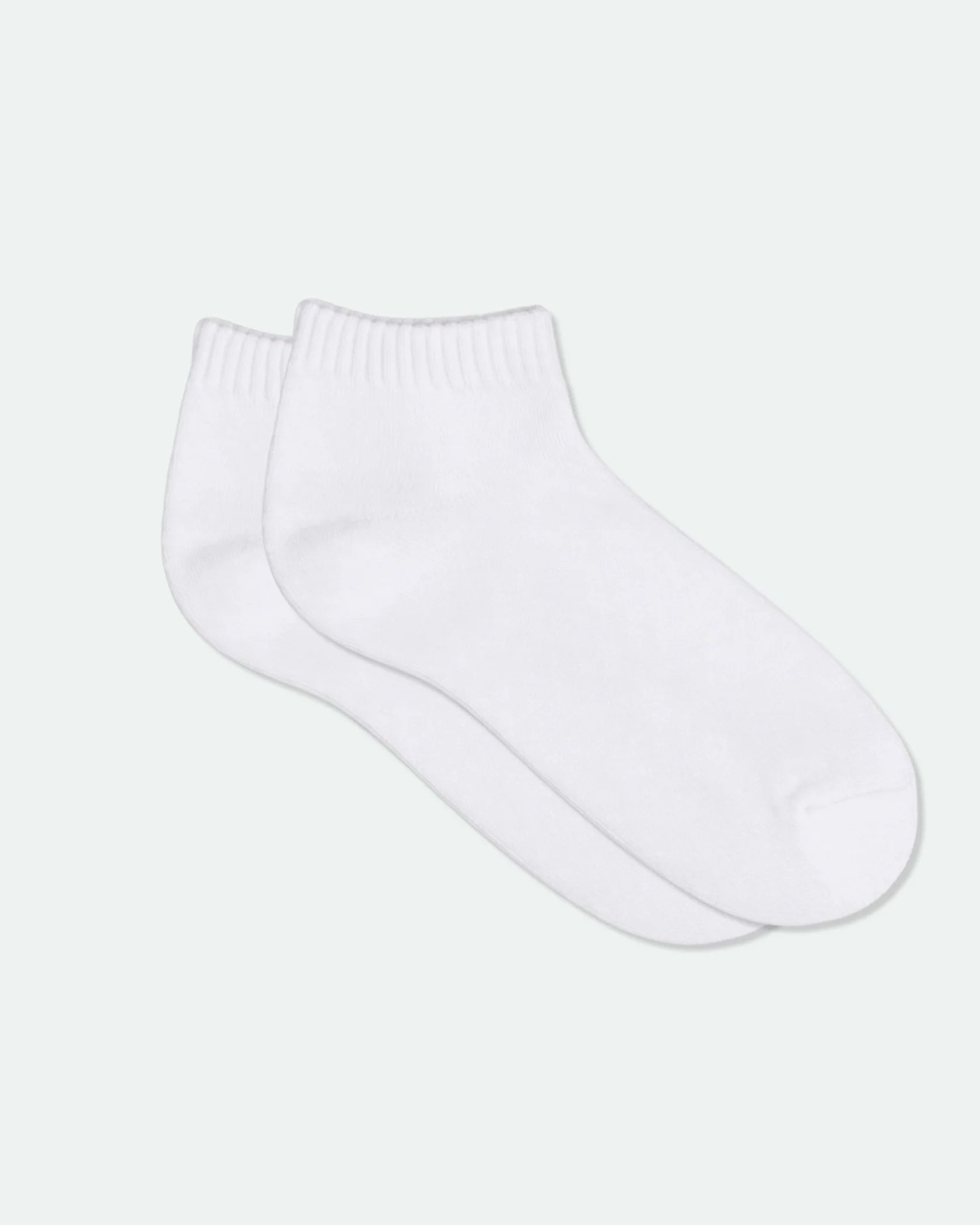 Women's Ankle Sports Socks Plain White Secondary