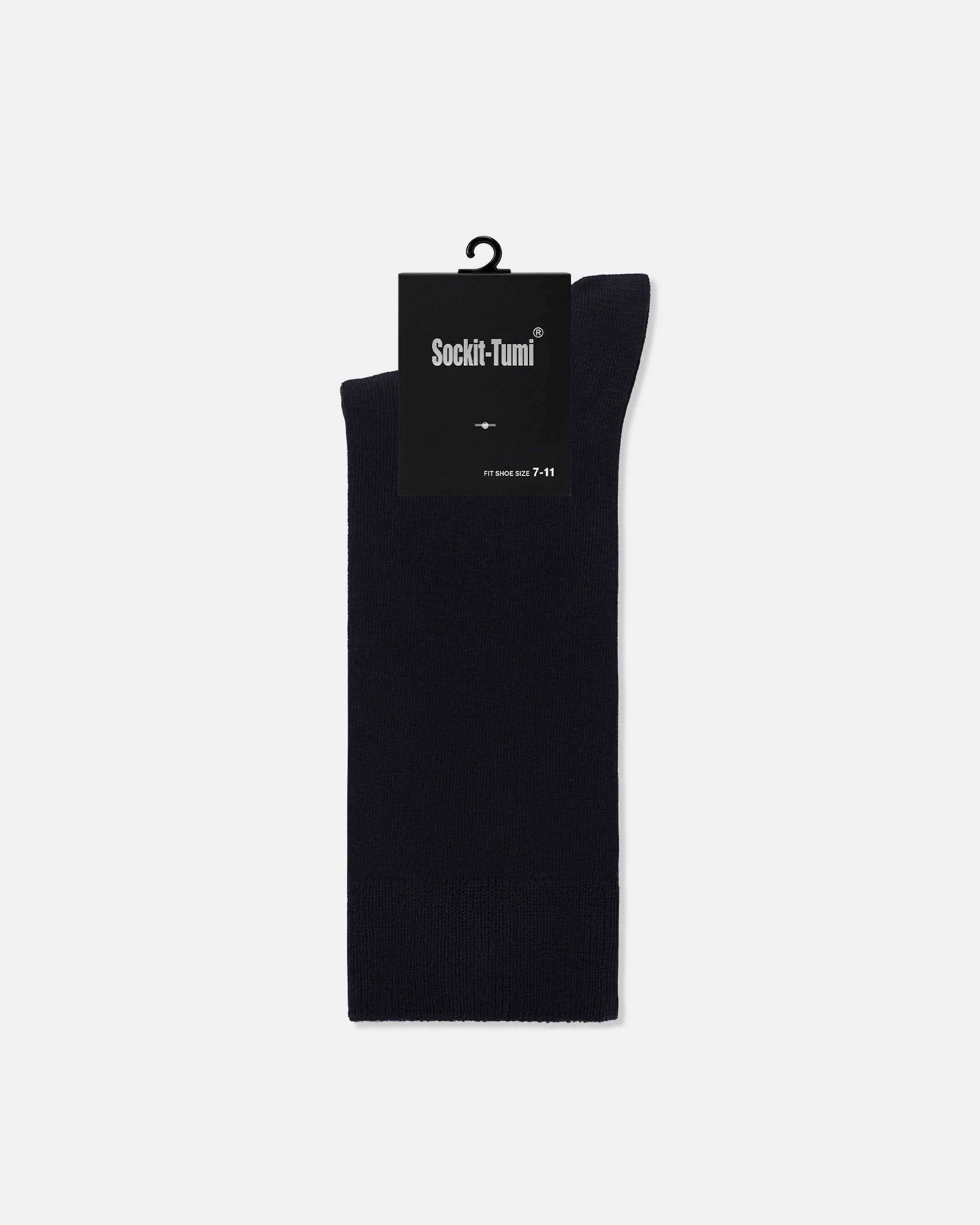 Men's Plain Premium Cotton Business Dress Socks Black