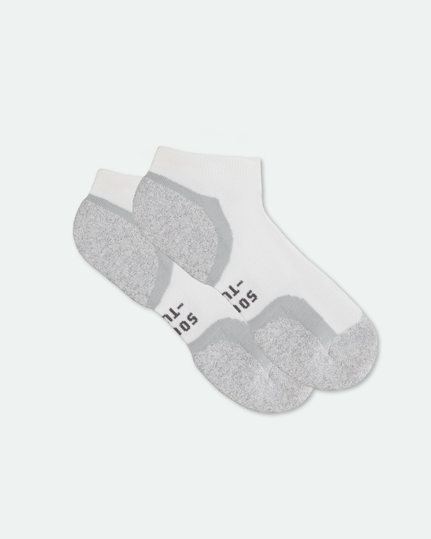 Men's Premium Cotton Low Cut Performance Running Sport Socks Black Grey Blue
